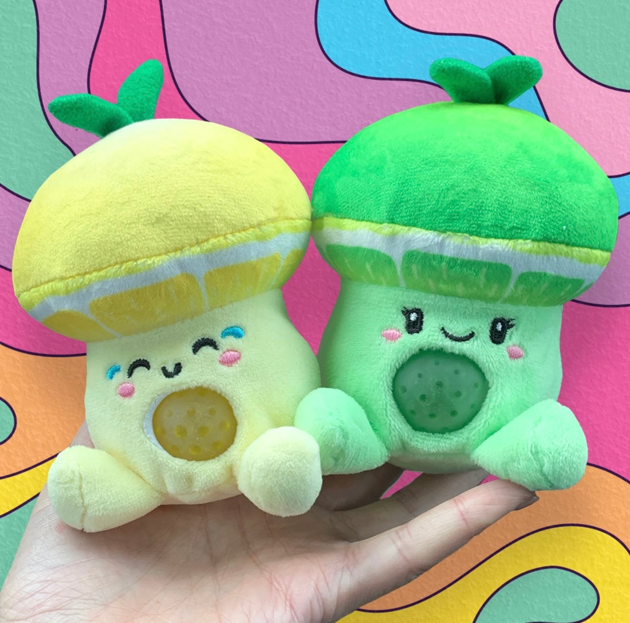 Mushroom Fruit Mashup - Sensory Beadie Buddies Squishy Toy